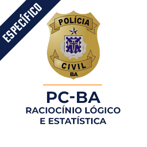 Estatísca e Raciocínio Lógico para Polícia Civil - BAHIA - PC-BA - Aprenda com o Método MPP Estatísca e Raciocínio Lógico para Polícia Civil - BAHIA - PC-BA - Aprenda com o Método MPP