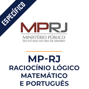 MP RJ - Raciocínio Lógico Matemático e Português  - Dobradinha MPP do Básico ao Avançado