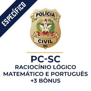 Raciocínio Lógico Matemático e Português para o concurso do PC-SC - Aprenda com o Método MPP Raciocínio Lógico Matemático e Português para o concurso do PC-SC - Aprenda com o Método MPP