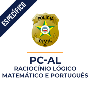 Raciocínio Lógico Matemático e Português para PC-AL - Polícia Civil Alagoas - Aprenda com o Método MPP Raciocínio Lógico Matemático e Português para PC-AL - Polícia Civil Alagoas - Aprenda com o Método MPP